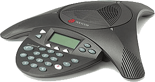 Polycom SoundStation2 conference phone, non-expandable, w/display